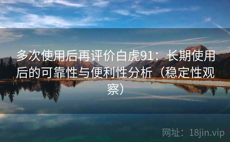 多次使用后再评价白虎91：长期使用后的可靠性与便利性分析（稳定性观察）