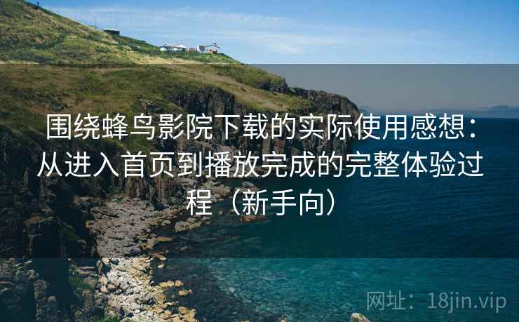 围绕蜂鸟影院下载的实际使用感想：从进入首页到播放完成的完整体验过程（新手向）